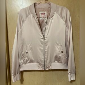 Mossimo Supply Co. - Women's Light Pink Satin Bomber Jacket
